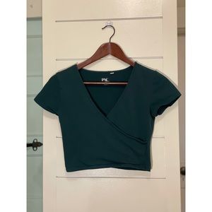 PacSun Teal Blue Crop Top